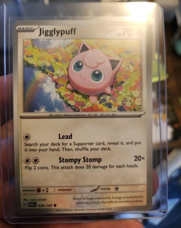 2023 Pokémon Scarlet & Violet 039/165 Jigglypuff — front