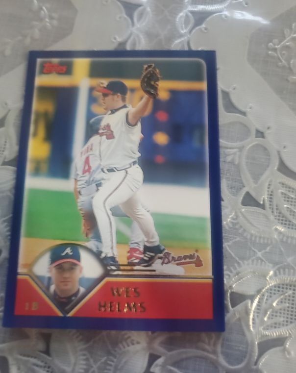 2003 Topps #194 Wes Helms — front