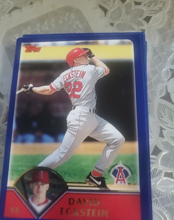 2003 Topps #104 David Eckstein — front
