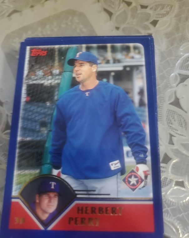 2003 Topps #75 Herbert Perry — front