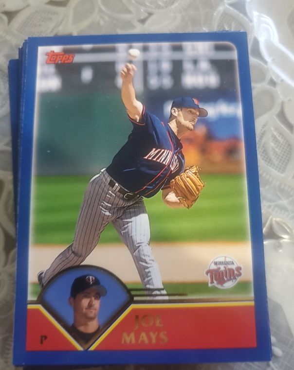 2003 Topps #525 Joe Mays Minnesota Twins — front