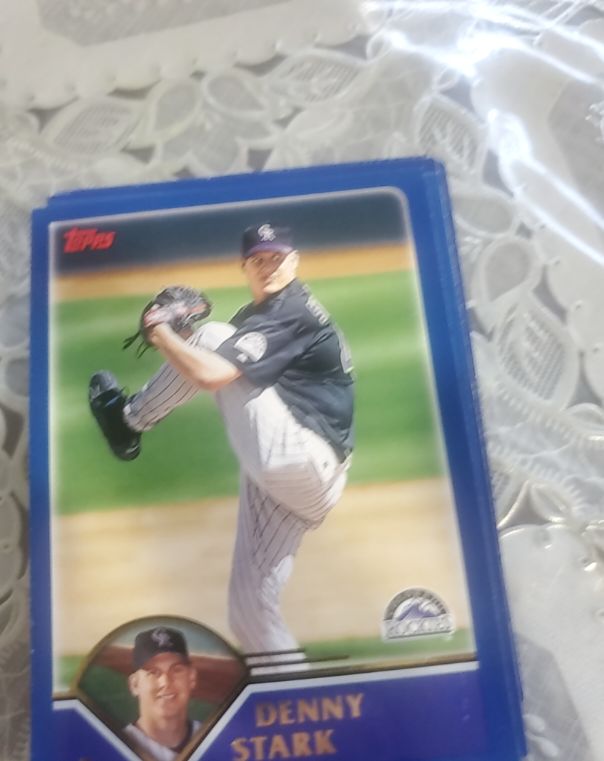 2003 Topps #377 Denny Stark Colorado Rockies — front