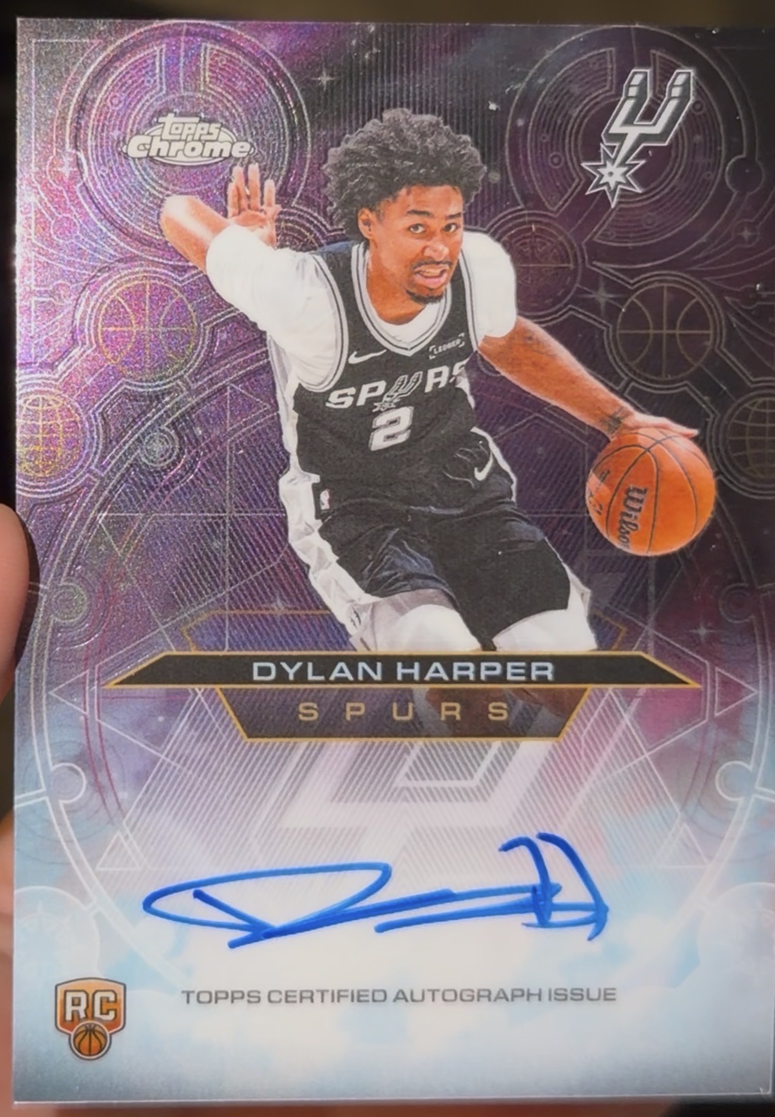 2025-26 Topps Chrome Update #CH-DH Dylan Harper — front