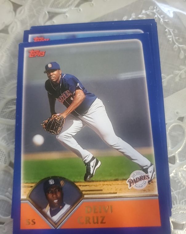 2003 Topps #32 Deivi Cruz — front