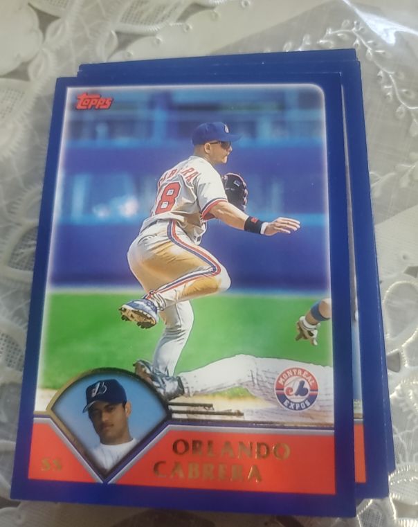 2003 Topps #91 Orlando Cabrera — front