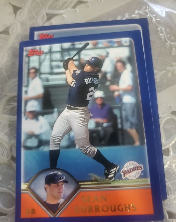 2003 Topps #243 Sean Burroughs — front