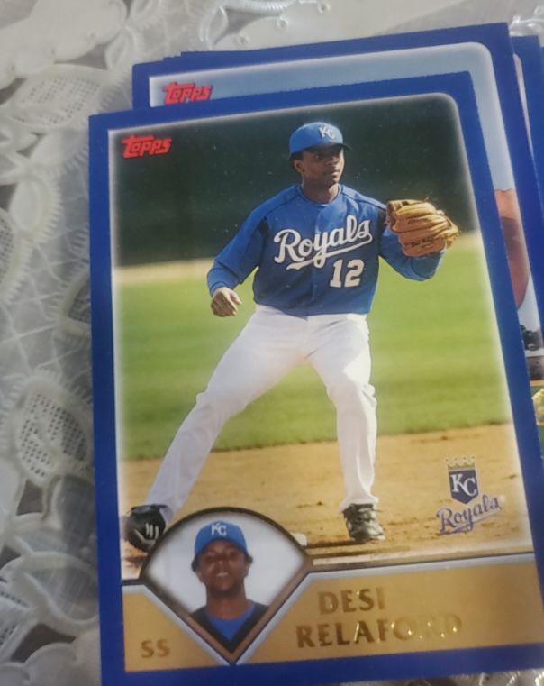 2003 Topps #393 Desi Relaford Kansas City Royals — front