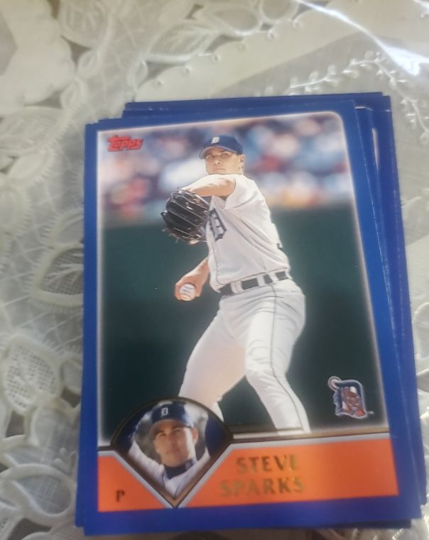 2003 Topps #594 Steve Sparks Detroit Tigers — front