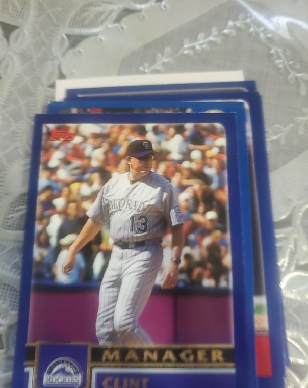 2003 Topps #270 Clint Hurdle Colorado Rockies Manager — front
