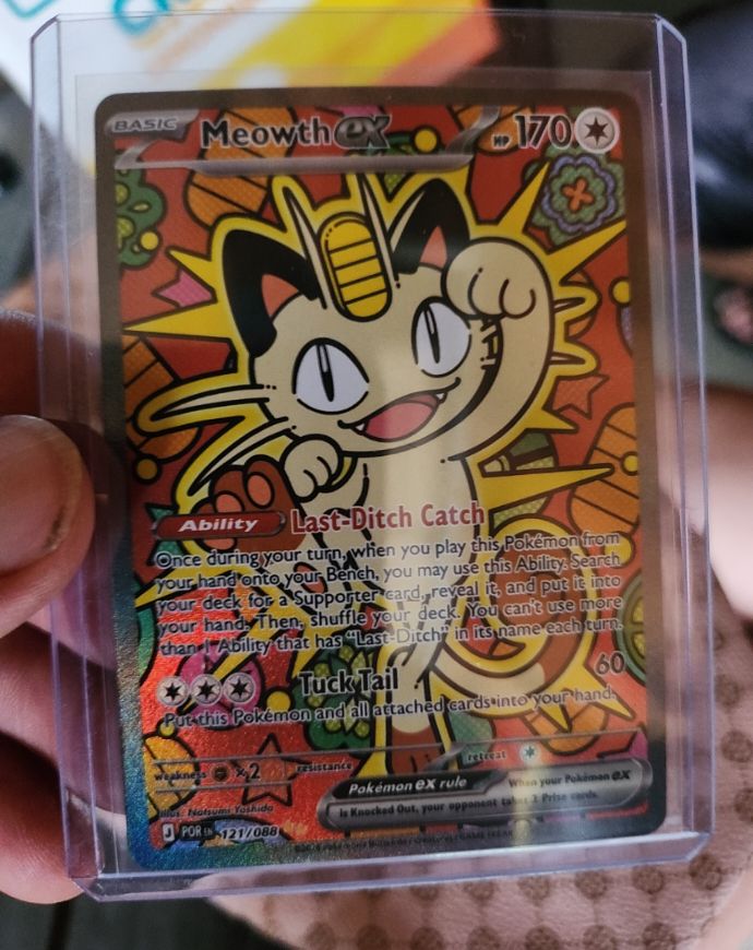 2026 Pokémon Meowth EX #121/088 — front