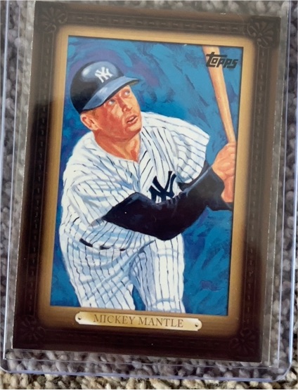 2008 Topps Wal-Mart Dick Perez #WMDP7 Mickey Mantle — front