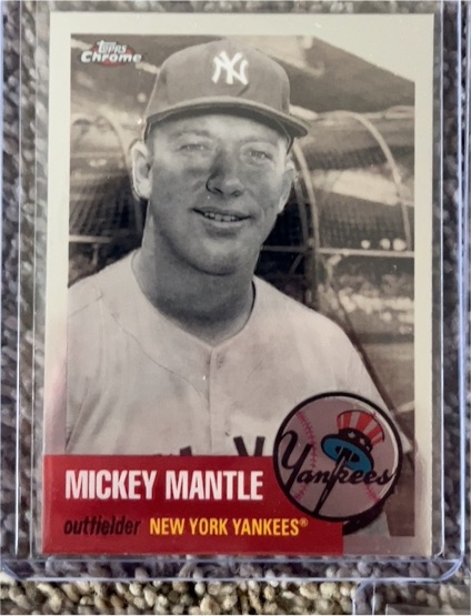 2007 Topps Chrome The Mickey Mantle Story #MMS29 Mickey Mantle — front