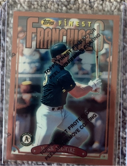 1996 Topps Finest Franchises #236 Mark McGwire — front