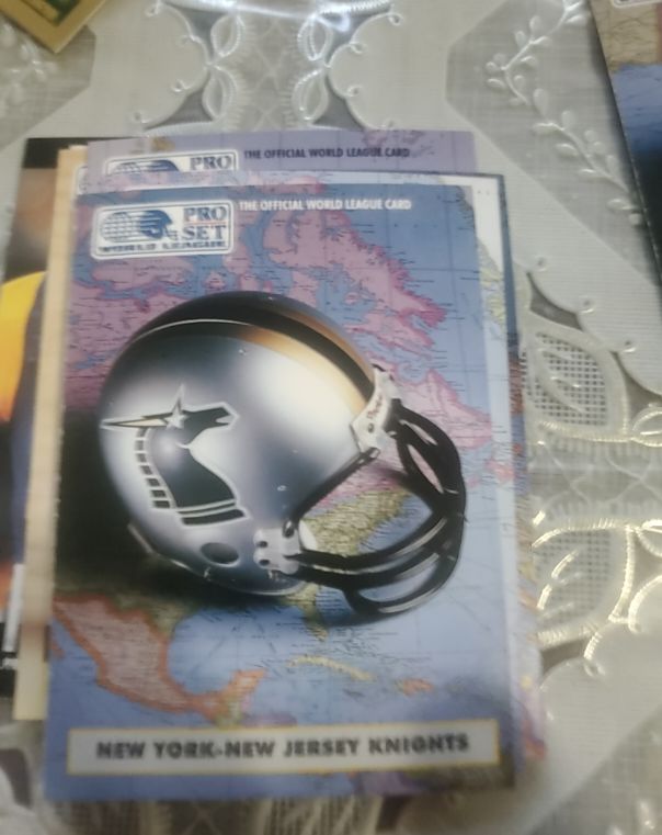 1991 Pro Set World League #6 New York-New Jersey Knights — front