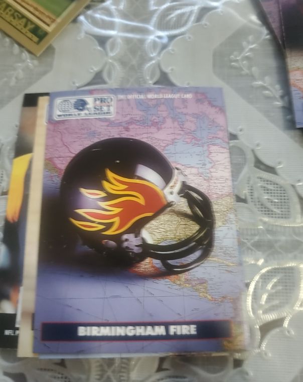 1991 Pro Set #2 Birmingham Fire — front