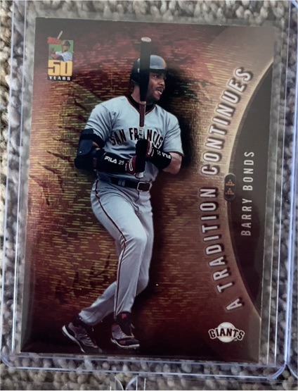 2001 Topps A Tradition Continues #TRC18 Barry Bonds — front