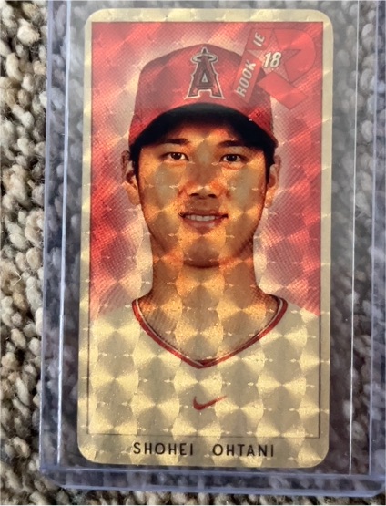 2018 Shohei Ohtani Rookie RC Tobacco Style Card — front