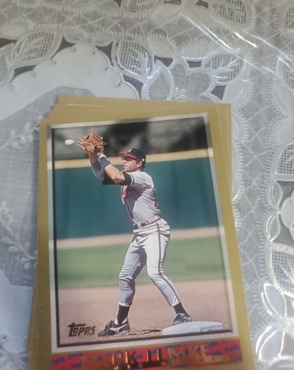1998 Topps #36 Mark Lemke — front