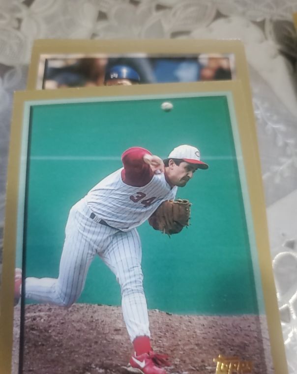 1993 Topps #470 Rob Dibble, Cincinnati Reds - Gold Parallel Insert — front
