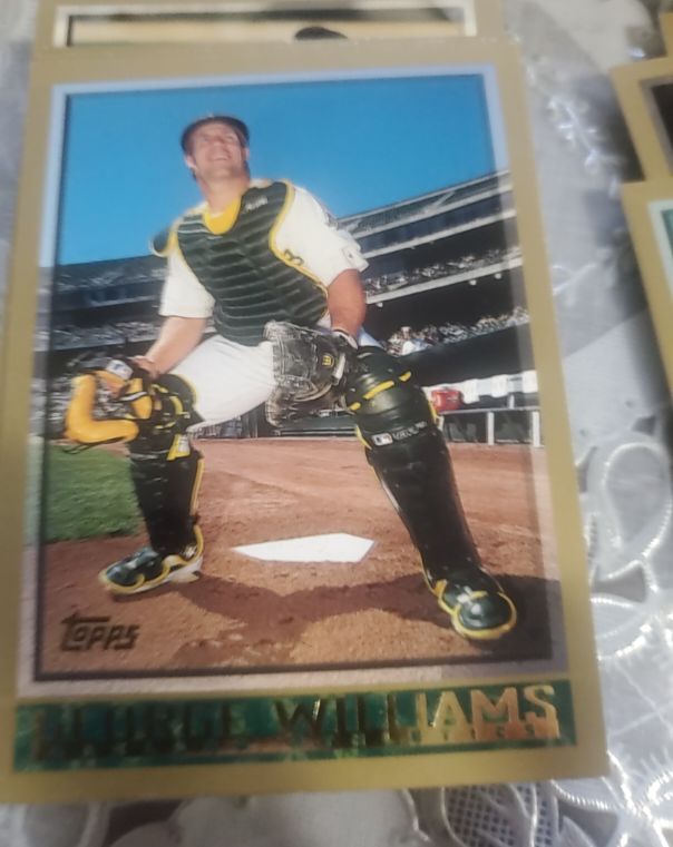 1998 Topps #186 George Williams Oakland Athletics — front