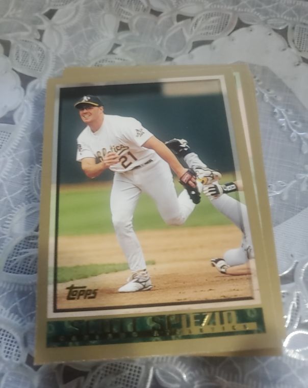 1998 Topps #144 Scott Spiezio — front