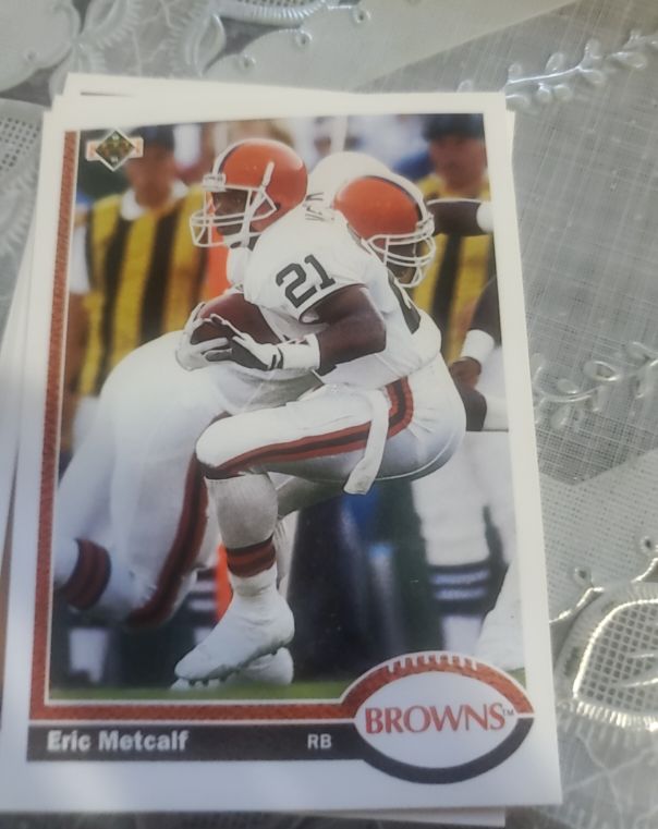 1991 Upper Deck #70 Eric Metcalf Cleveland Browns — front