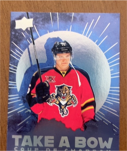 2024-25 UD Tim Hortons Retrospective Take A Bow #TB-3 Aleksander Barkov — front