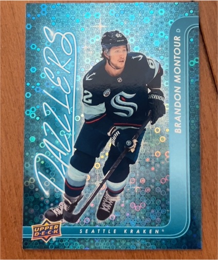2024-25 Upper Deck Extended Series Dazzlers Blue #DZ-123 Brandon Montour — front