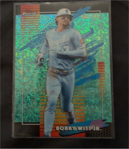 2026 Topps Finest #107 Bobby Witt Jr. — front