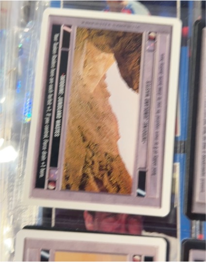 1995 Decipher Star Wars CCG Tatooine: Jundland Wastes — front