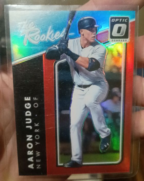 2017 Panini Donruss Optic The Rookies #TR8 Aaron Judge — front