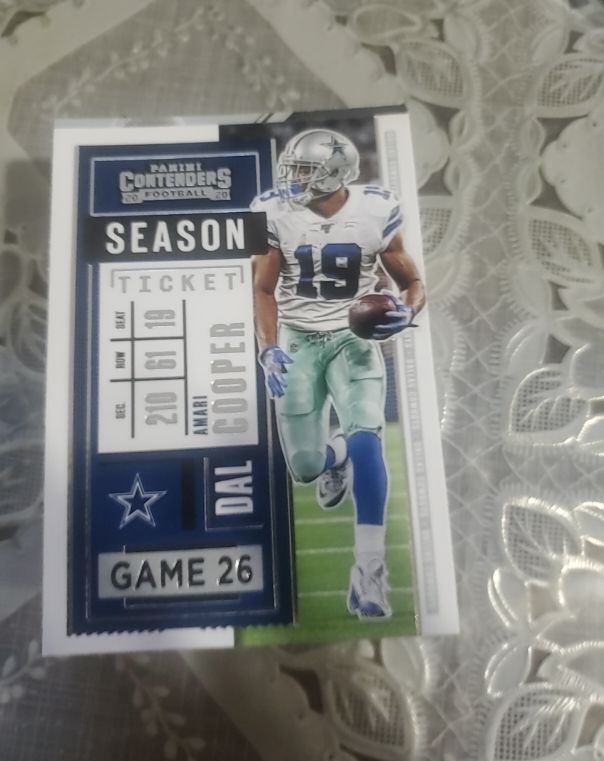 2020 Panini Contenders Season Ticket #74 Amari Cooper — front