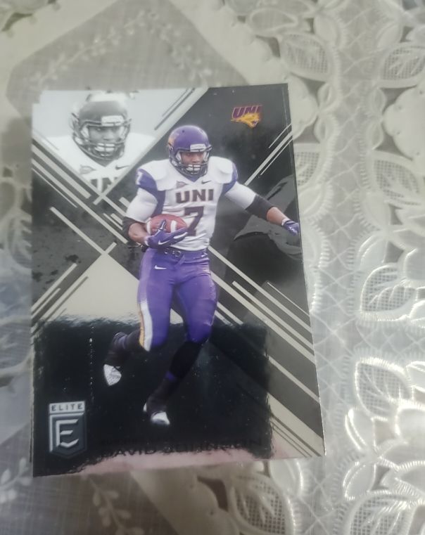 2017 Panini Elite Draft Picks #24 David Johnson Northern Iowa Panthers Football — front