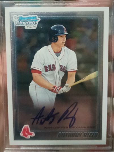 2010 Bowman Chrome Prospects #BCP101 Anthony Rizzo — front
