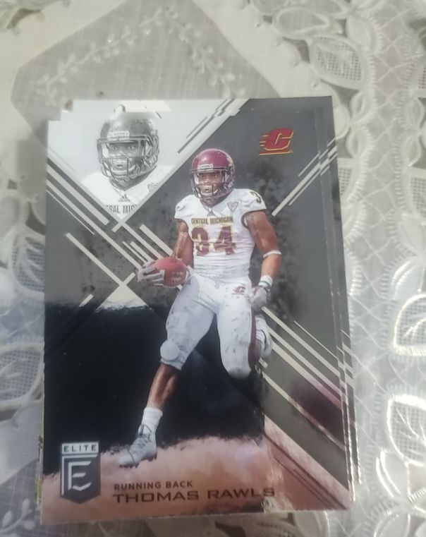 2017 Panini Donruss Elite Draft Picks #92 Thomas Rawls — front