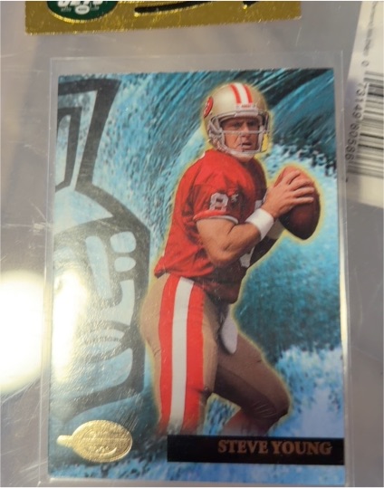 1996 Topps Gilt Edge #55 Steve Young — front
