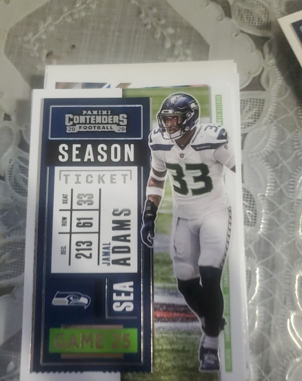 2020 Panini Contenders Season Ticket #34 Jamal Adams Seattle Seahawks — front