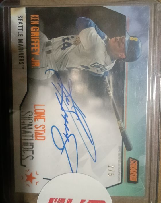 2024 Topps Archives Signature Series Lone Star Signatures Ken Griffey Jr. #Lone Star Signatures — front