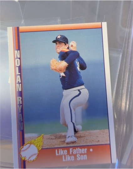 1991 Pacific #156 Nolan Ryan Like Father Like Son — front