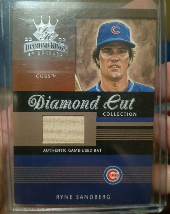2003 Donruss Diamond Kings Diamond Cut Ryne Sandberg — front