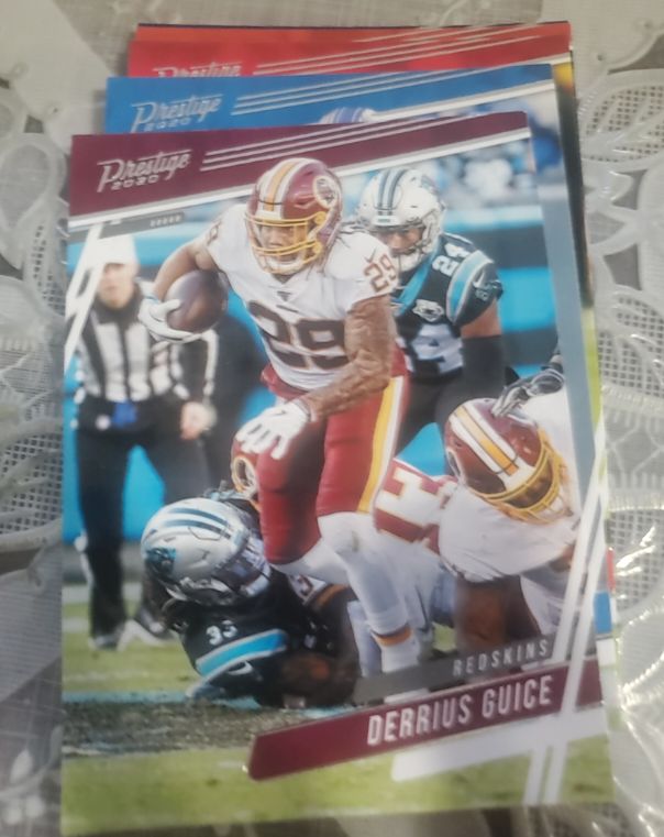2020 Panini Prestige #162 Derrius Guice — front