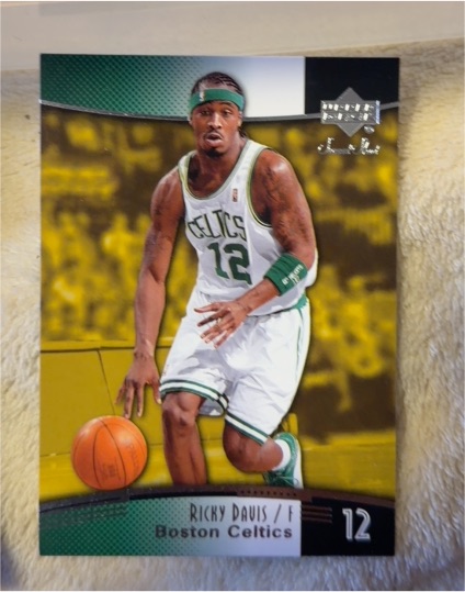 2004-05 Upper Deck #12 Ricky Davis Boston Celtics — front