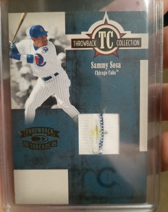 2005 Donruss Throwback Threads #TC-53 Sammy Sosa — front