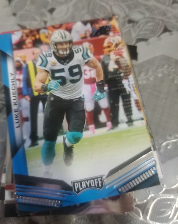 2019 Panini Playoff #161 Luke Kuechly — front
