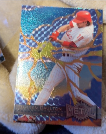1996 Fleer Metal Universe #208 Darren Daulton — front