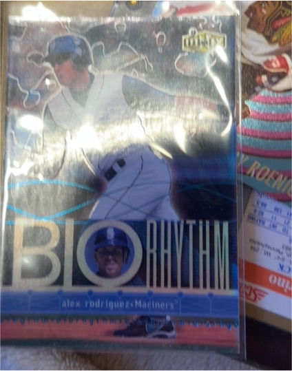 2000 Upper Deck Ionix Biorhythm #B13 Alex Rodriguez — front