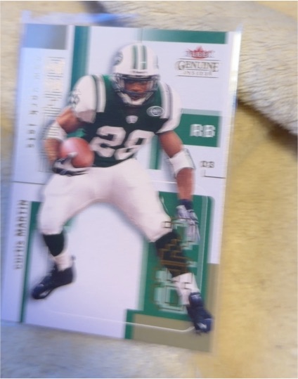 2003 Fleer Genuine #103 Curtis Martin — front