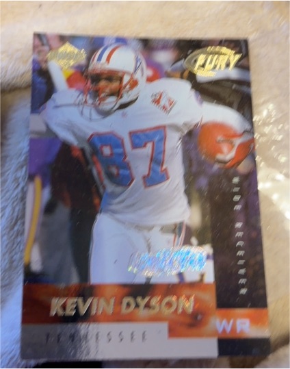 1999 Collector's Edge Fury #40 Kevin Dyson — front