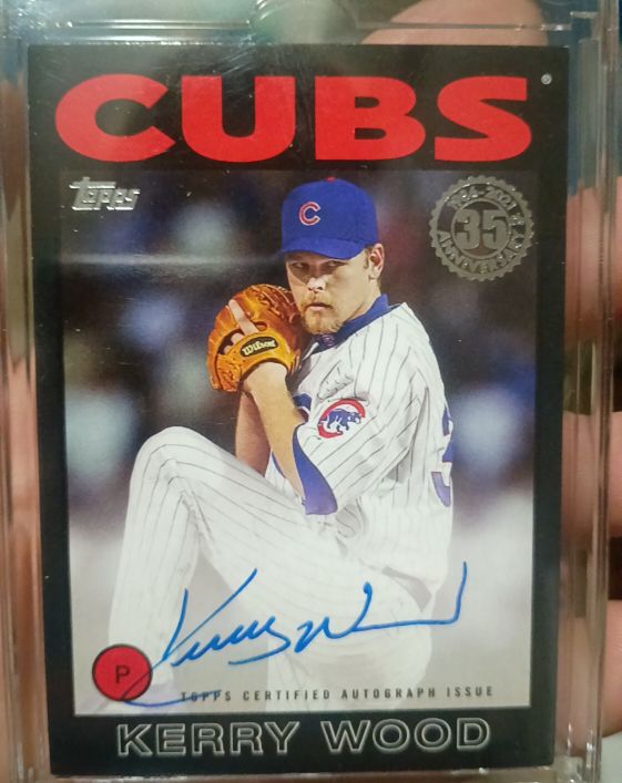 2022 Topps Clearly Authentic 1987 #87BA-KW Kerry Wood — front