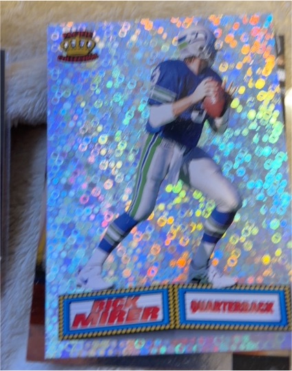 1994 Pacific Crown Collection Marquee Prisms #19 Rick Mirer — front